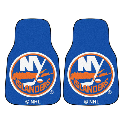 New York Islanders NHL 2-Piece Printed Carpet Car Mats (18x27)