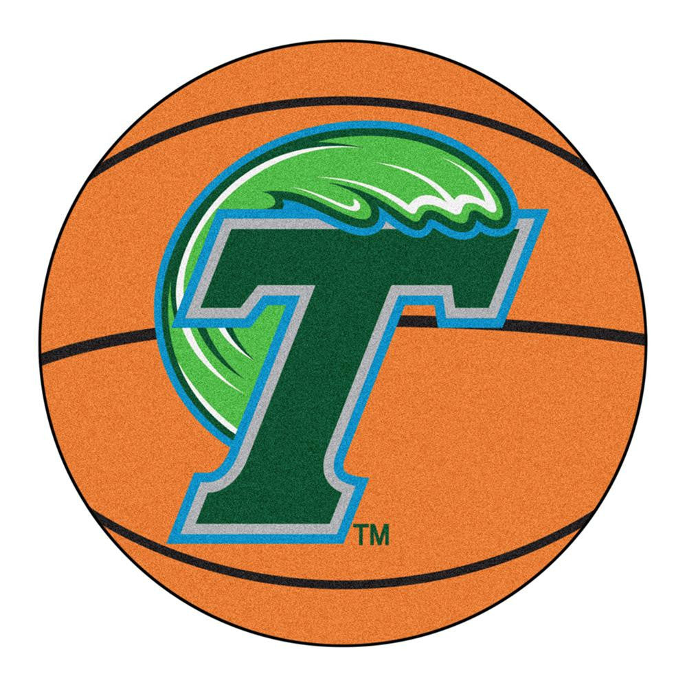 Tulane Green Wave Ncaa "basketball" Round Floor Mat (29")