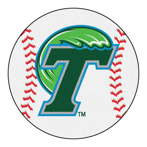 Tulane Green Wave Ncaa "baseball" Round Floor Mat (29")