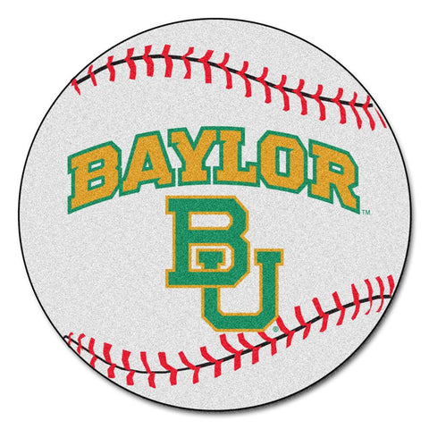 Baylor Bears Ncaa "baseball" Round Floor Mat (29")