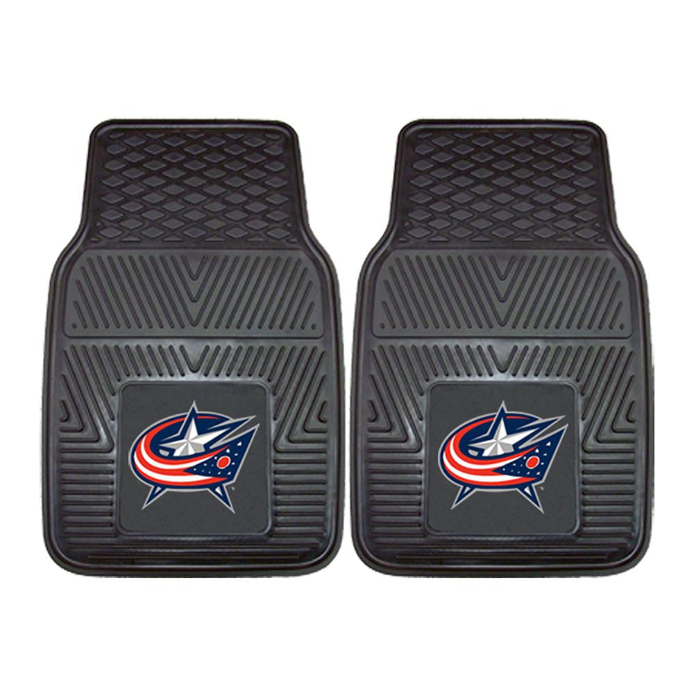 Columbus Blue Jackets NHL Heavy Duty 2-Piece Vinyl Car Mats (18x27)