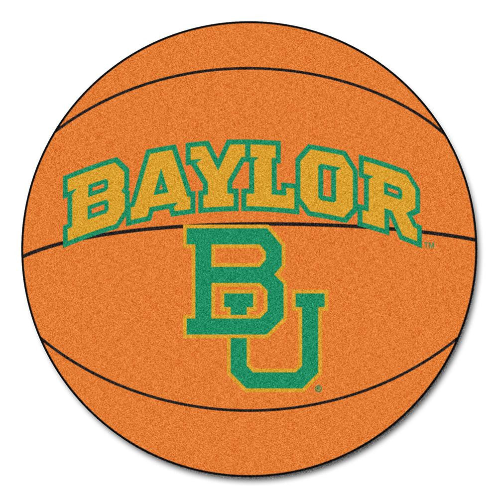 Baylor Bears Ncaa "basketball" Round Floor Mat (29")