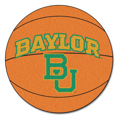 Baylor Bears Ncaa "basketball" Round Floor Mat (29")