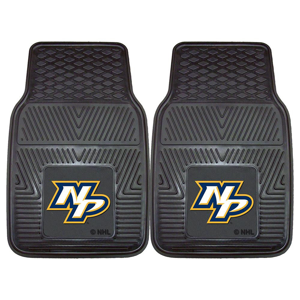 Nashville Predators NHL Heavy Duty 2-Piece Vinyl Car Mats (18x27)