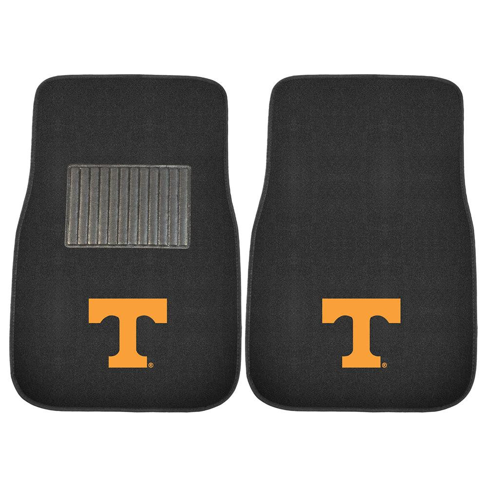 Tennessee Volunteers Ncaa 2-pc Embroidered Car Mat Set