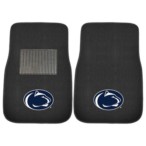 Penn State Nittany Lions Ncaa 2-pc Embroidered Car Mat Set