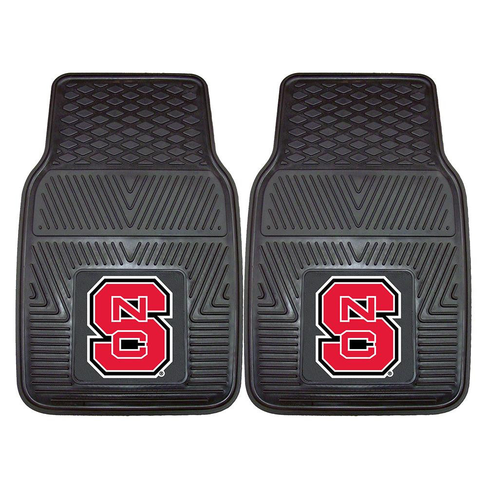 North Carolina State Wolfpack Ncaa Heavy Duty 2-piece Vinyl Car Mats (18"x27")