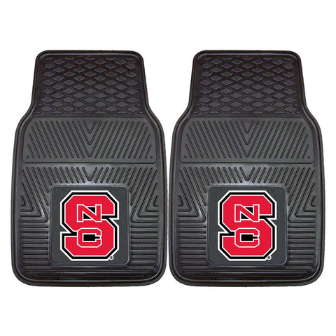 North Carolina State Wolfpack Ncaa Heavy Duty 2-piece Vinyl Car Mats (18"x27")