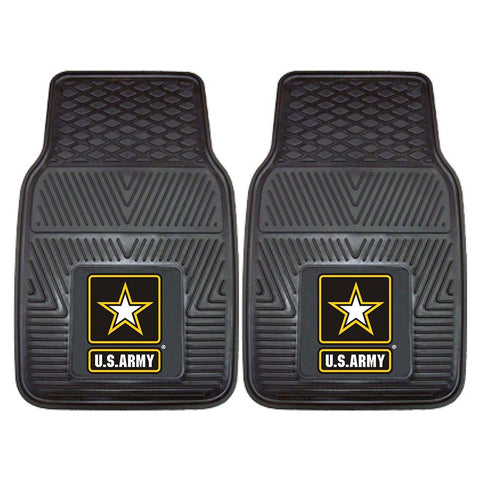 Us Army Armed Forces Heavy Duty 2-piece Vinyl Car Mats (18"x27")