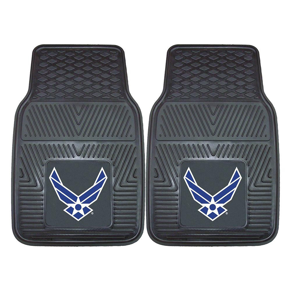 Us Air Force Armed Forces Heavy Duty 2-piece Vinyl Car Mats (18"x27")