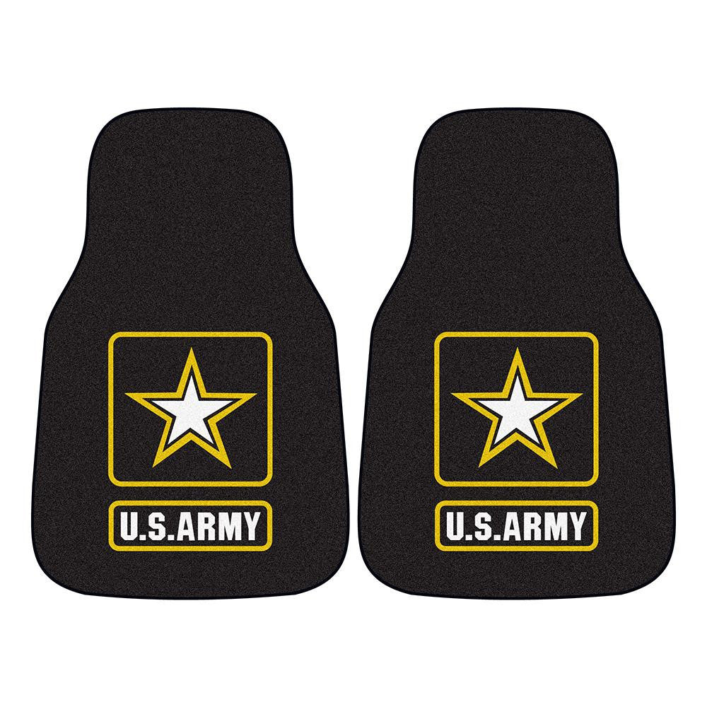 Us Army Armed Forces 2-piece Printed Carpet Car Mats (18x27)