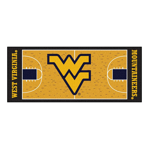 West Virginia Mountaineers Ncaa Court Runner (29.5"x72")