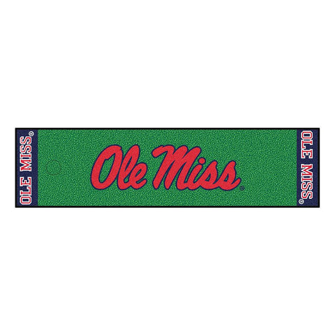 Mississippi Rebels Ncaa Putting Green Runner (18"x72")