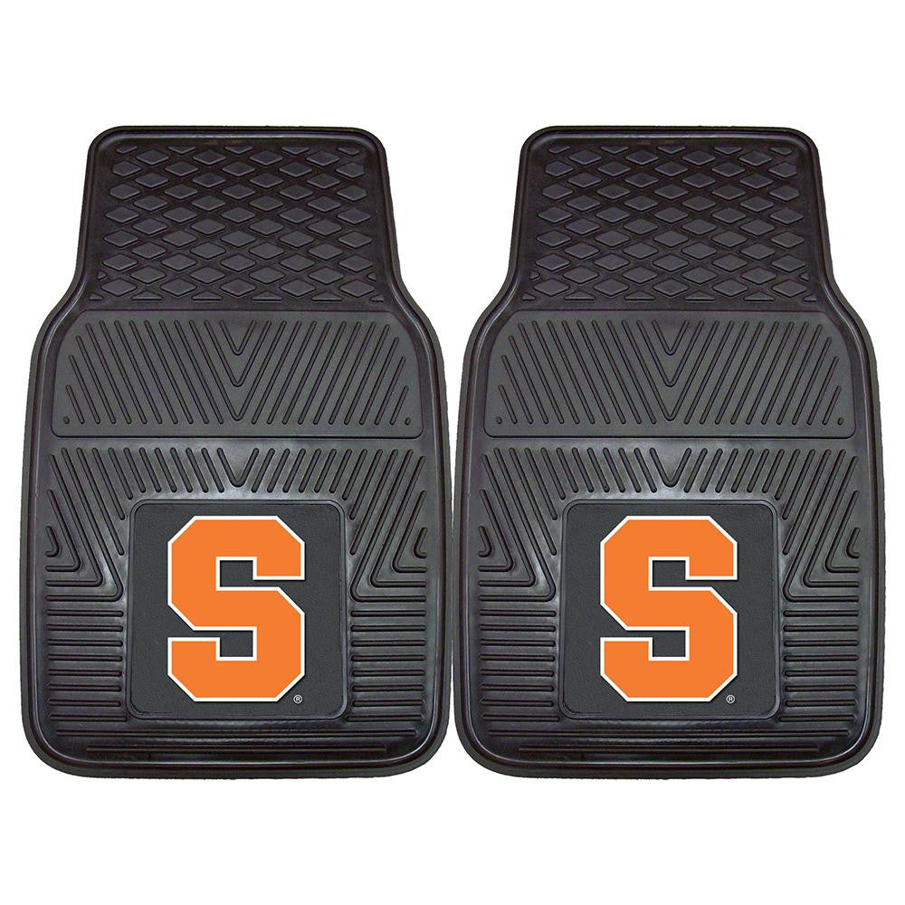 Syracuse Orangemen Ncaa Heavy Duty 2-piece Vinyl Car Mats (18"x27")