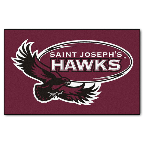 Saint Joseph's Hawks Ncaa "ulti-mat" Floor Mat (5x8')