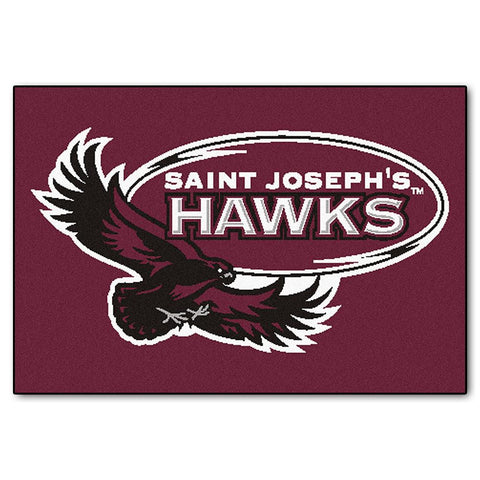 Saint Joseph's Hawks Ncaa "starter" Floor Mat (20"x30")