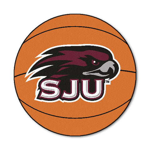 Saint Joseph's Hawks Ncaa "basketball" Round Floor Mat (29")