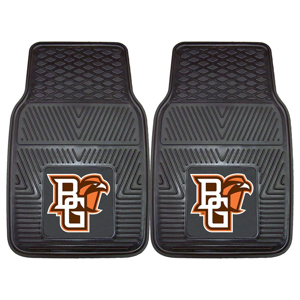 Bowling Green Falcons Ncaa Heavy Duty 2-piece Vinyl Car Mats (18"x27")