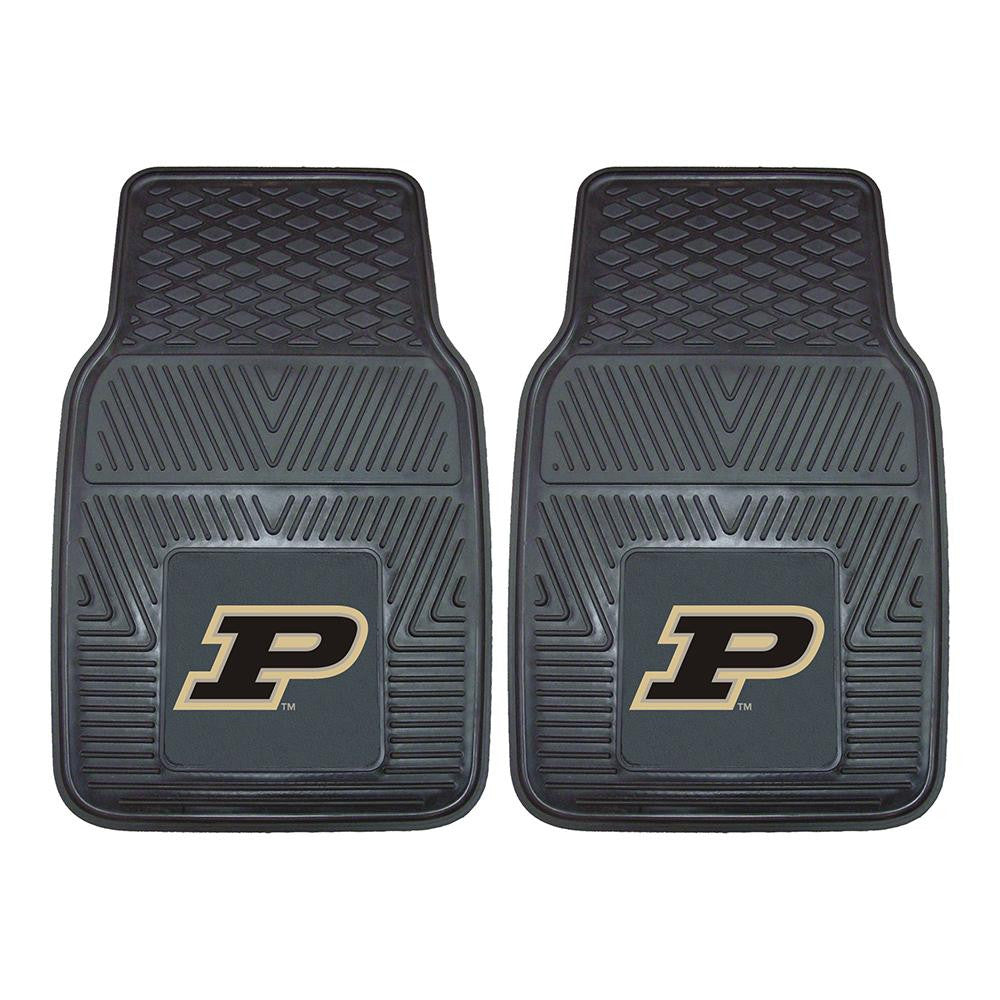 Purdue Boilermakers Ncaa Heavy Duty 2-piece Vinyl Car Mats (18"x27")