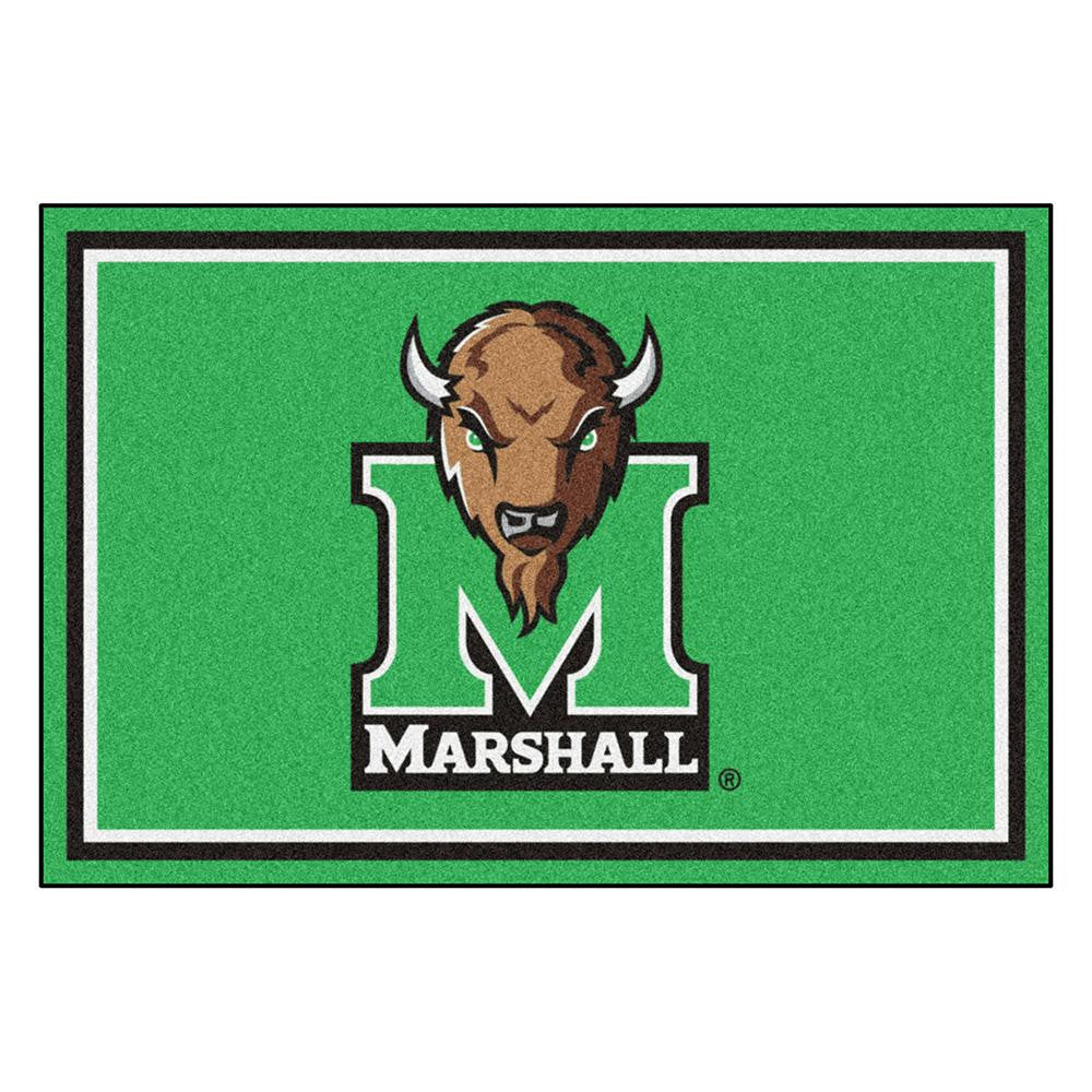 Marshall Thundering Herd Ncaa Floor Rug (5x8')