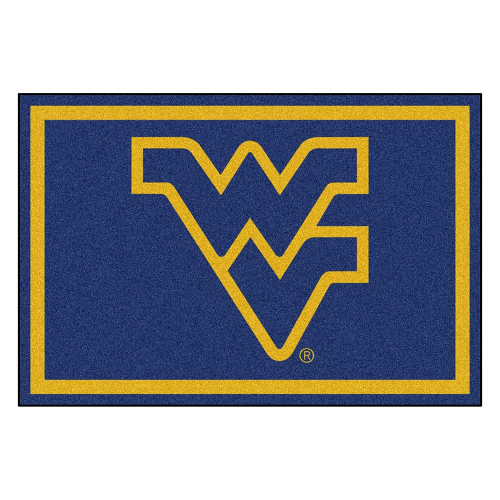 West Virginia Mountaineers Ncaa Floor Rug (5x8')