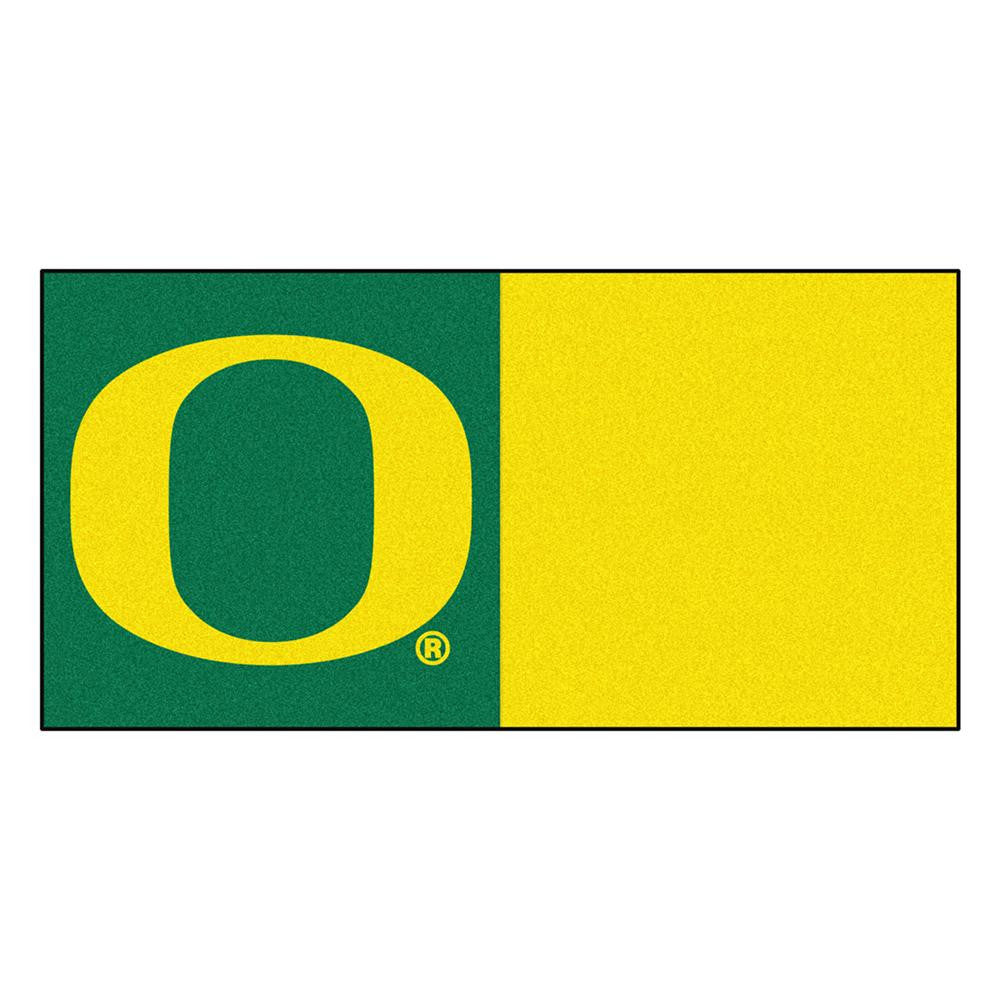 Oregon Ducks Ncaa Team Logo Carpet Tiles