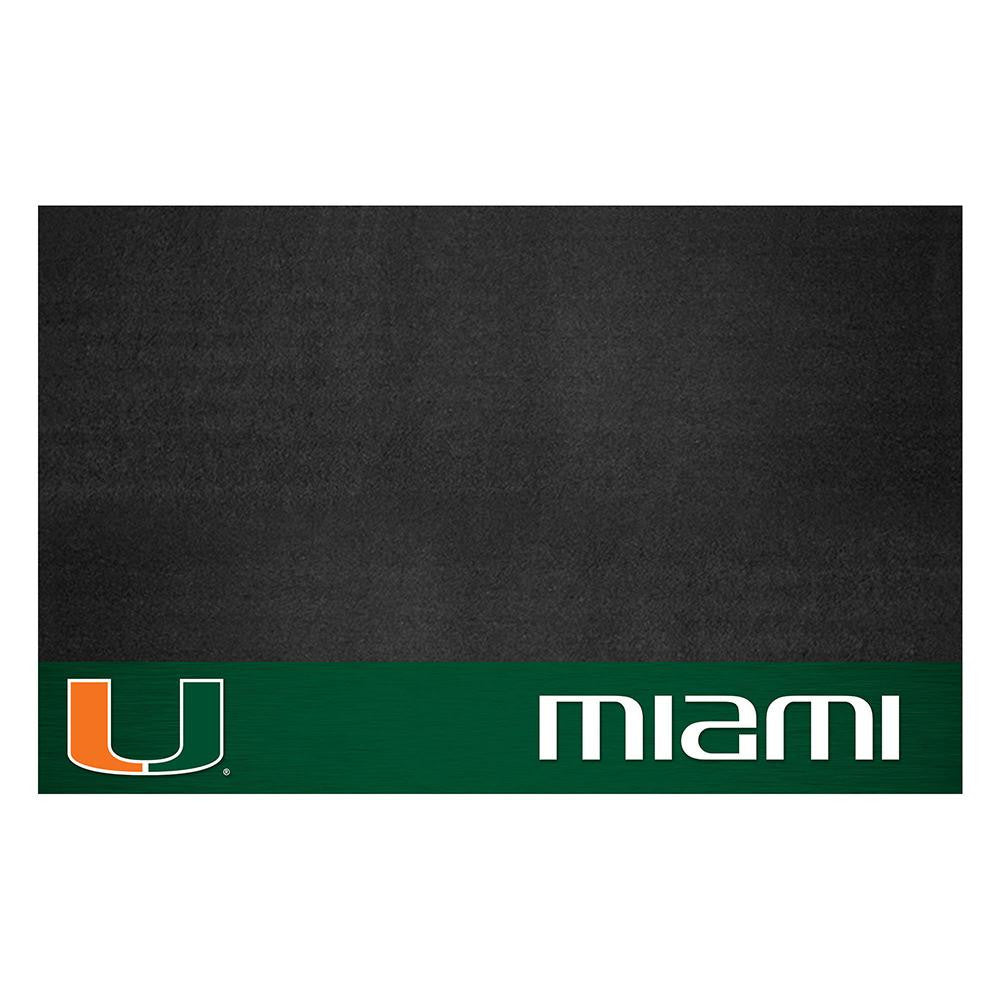 Miami Hurricanes Ncaa Vinyl Grill Mat