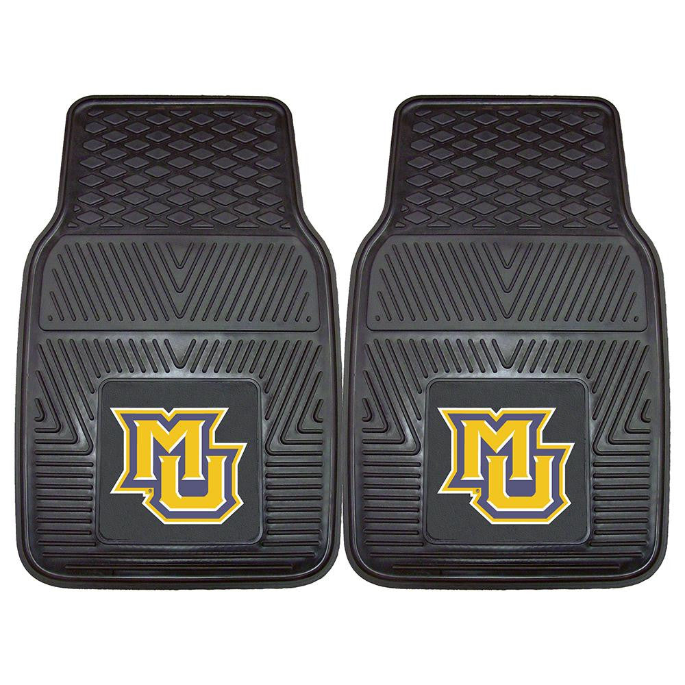 Marquette Golden Eagles Ncaa Heavy Duty 2-piece Vinyl Car Mats (18"x27")