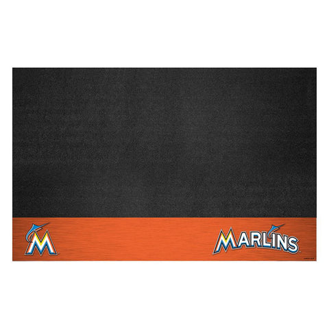 Miami Marlins MLB Vinyl Grill Mat