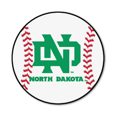 North Dakota Fighting Sioux Ncaa "baseball" Round Floor Mat (29")
