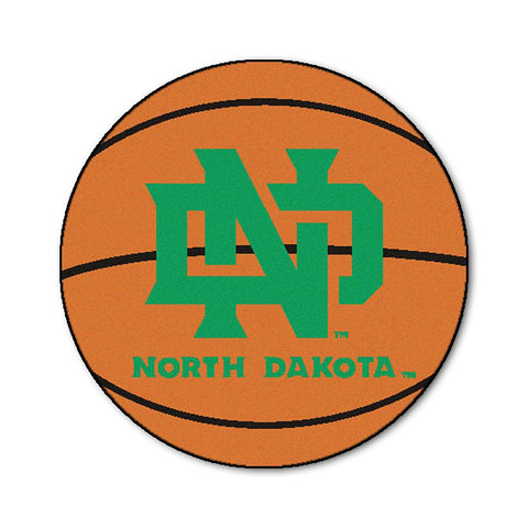 North Dakota Fighting Sioux Ncaa "basketball" Round Floor Mat (29")
