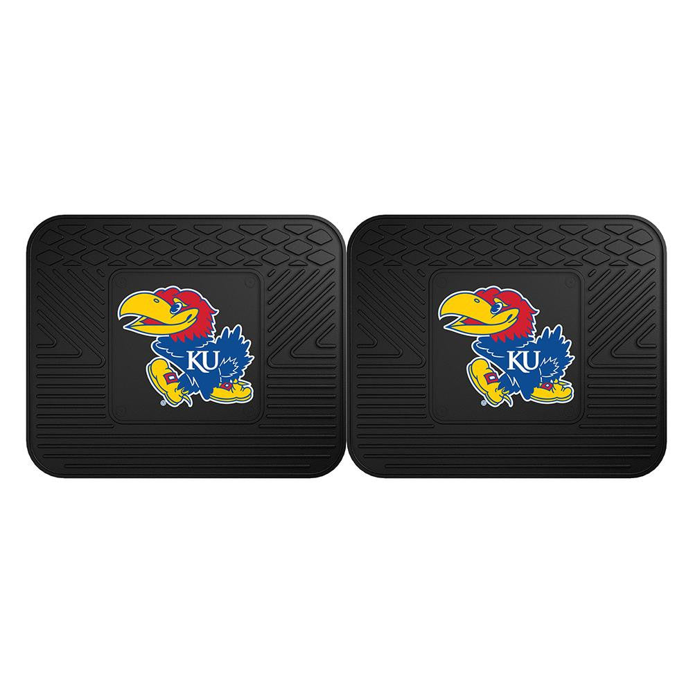 Kansas Jayhawks Ncaa Utility Mat (14"x17")(2 Pack)