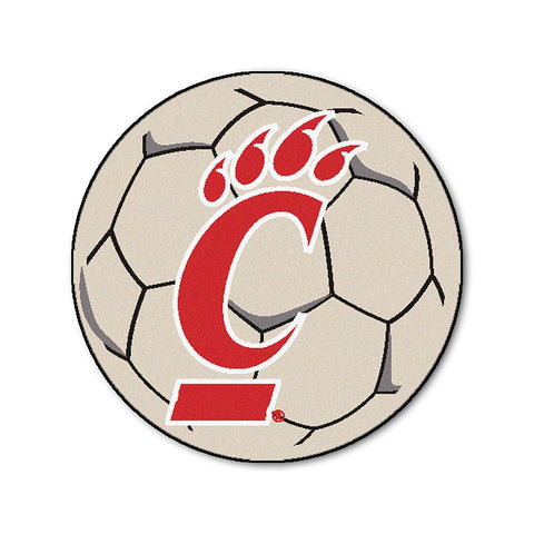 Cincinnati Bearcats Ncaa "soccer Ball" Round Floor Mat (29")