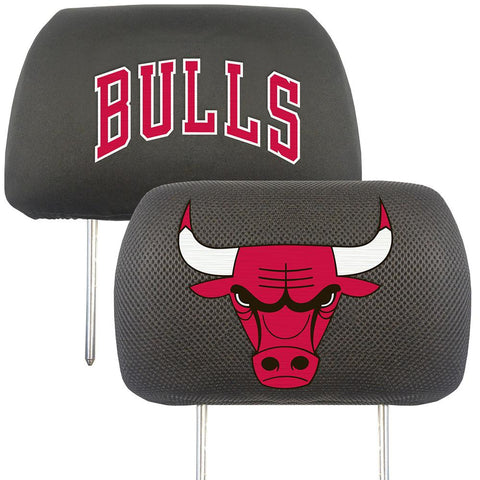 Chicago Bulls NBA Polyester Head Rest Cover (2 Pack)