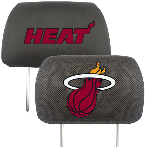 Miami Heat NBA Polyester Head Rest Cover (2 Pack)
