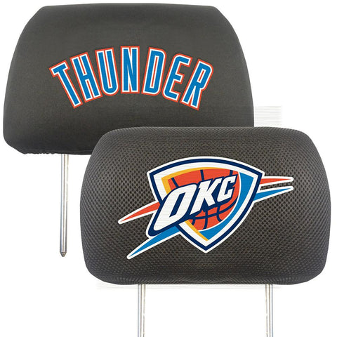 Oklahoma City Thunder NBA Polyester Head Rest Cover (2 Pack)