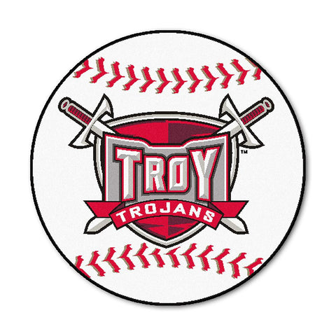 Troy State Trojans Ncaa "baseball" Round Floor Mat (29")