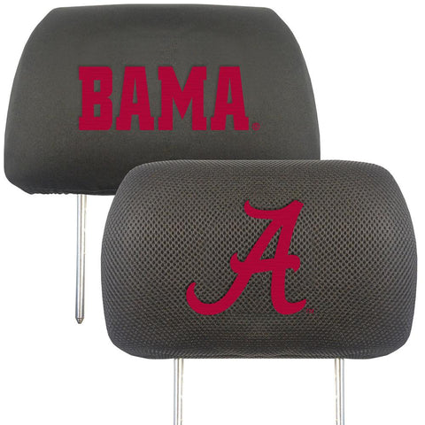 Alabama Crimson Tide Ncaa Polyester Head Rest Cover (2 Pack)