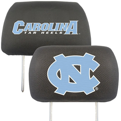 North Carolina Tar Heels Ncaa Polyester Head Rest Cover (2 Pack)