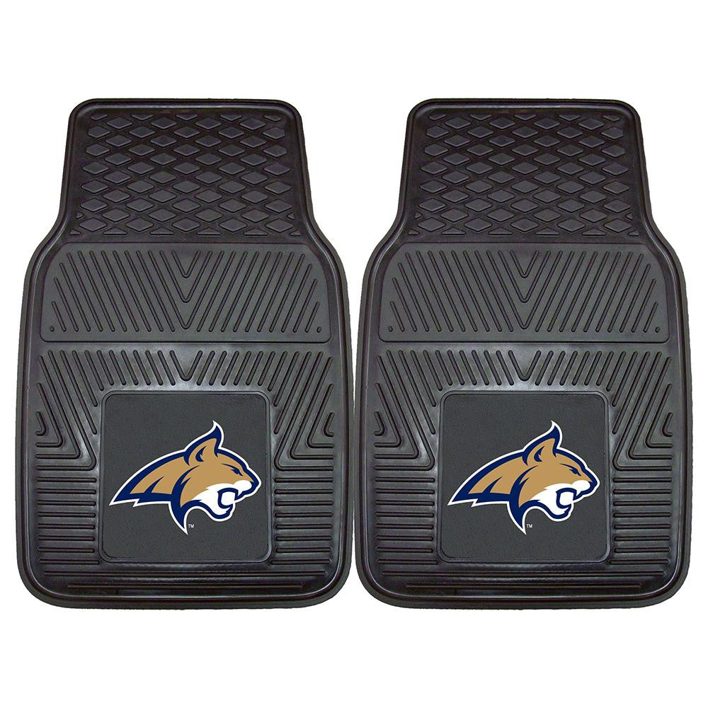 Montana State Bobcats Ncaa Heavy Duty 2-piece Vinyl Car Mats (18"x27")