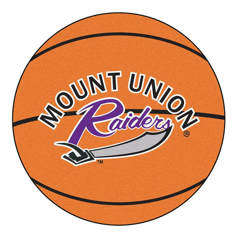 Mount Union Raiders Ncaa Basketball Round Floor Mat (29")