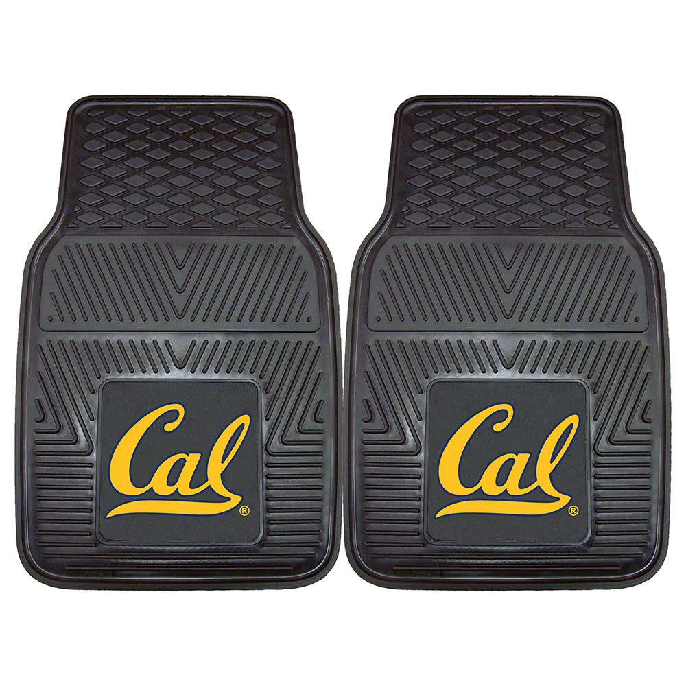 Cal Golden Bears Ncaa Heavy Duty 2-piece Vinyl Car Mats (18"x27")