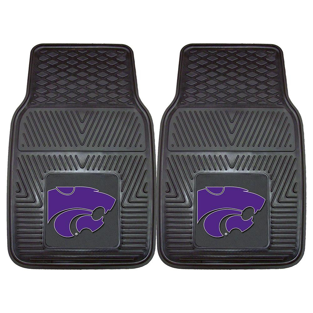 Kansas State Wildcats Ncaa Heavy Duty 2-piece Vinyl Car Mats (18"x27")