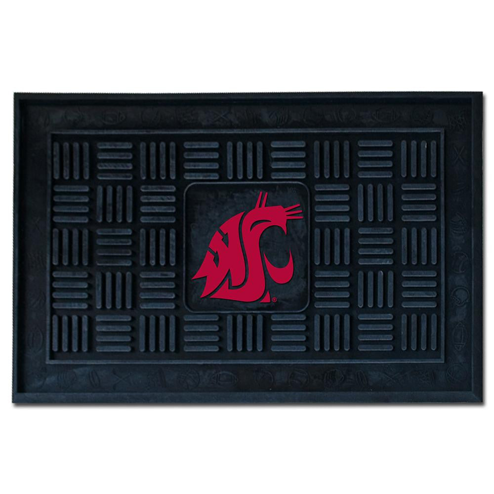 Washington State Cougars Ncaa Vinyl "doormat" (19"x30")