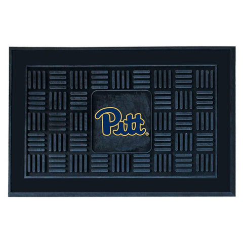 Pittsburgh Panthers Ncaa Vinyl "doormat" (19"x30")