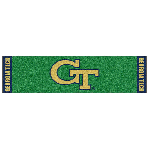 Georgia Tech Yellowjackets Ncaa Putting Green Runner (18"x72")