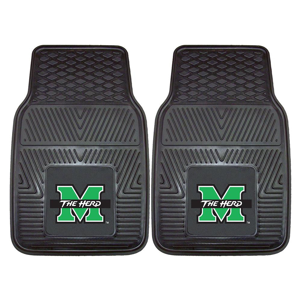 Marshall Thundering Herd Ncaa Heavy Duty 2-piece Vinyl Car Mats (18"x27")