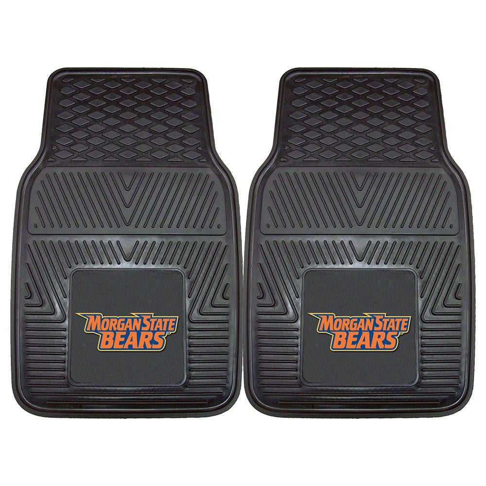 Morgan State Bears Ncaa Heavy Duty 2-piece Vinyl Car Mats (18"x27")