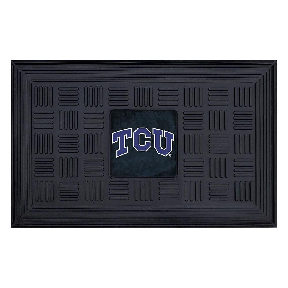 Texas Christian Horned Frogs Ncaa Vinyl "doormat" (19"x30")