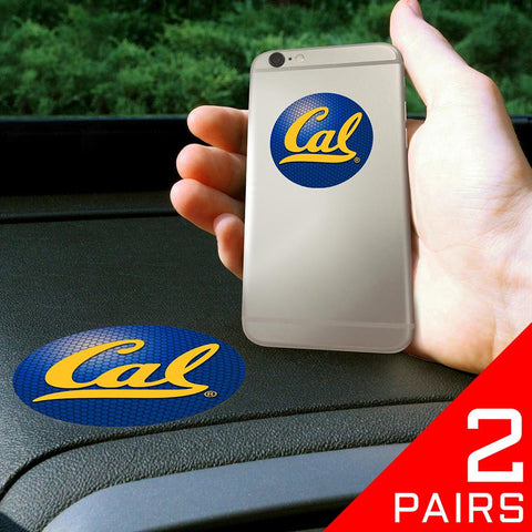 Cal Golden Bears Ncaa "get A Grip" Cell Phone Grip Accessory (2 Piece Set)